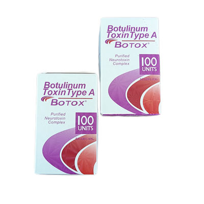 顔のボツリヌス毒素注射 2.5ml のための Allergan 100iu の反しわのボトックスの注入