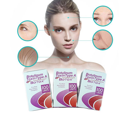 100 単位は表面しわの Allergan ボツリヌス毒素のための Contourchest のしわボトックスに直面します