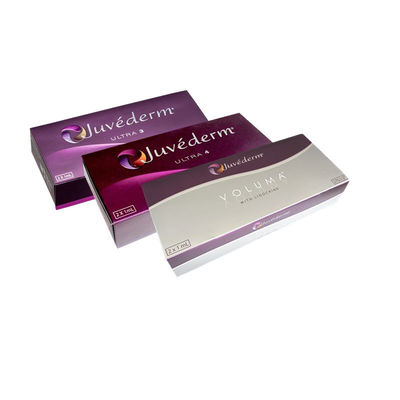 頬の反老化するJuvedermの皮膚注入口HAのゲル2mlの十字はHaの注入口をつないだ