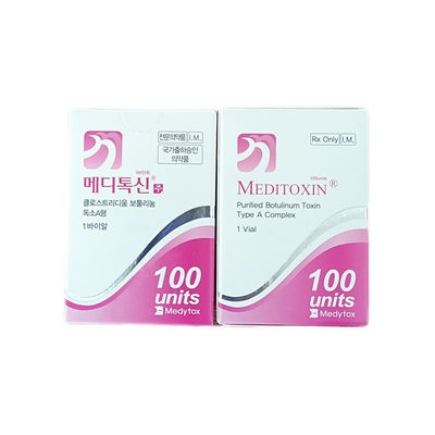 2.5mLしわの取り外しのボツリヌス菌の毒素の注入のMeditoxinのボツリヌス菌の毒素100単位をタイプするため