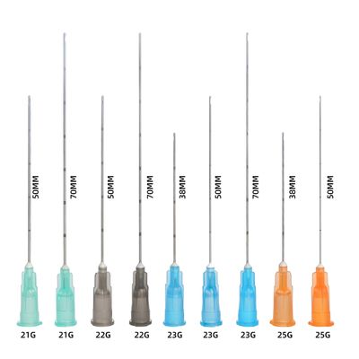 セリウムの美の鈍いCannulaの針25g*50mm 18g*70mmの2針