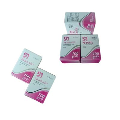 100unit注射可能なボツリヌス菌のAの毒素の注入の眉毛の医学のの使用