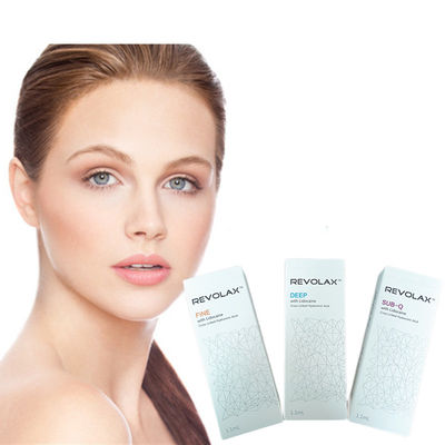 Jawlineのチャインを定義するための副Q HA Revolaxの皮膚注入口の注入