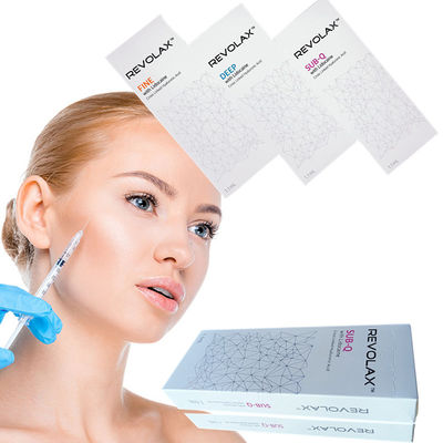 Jawlineのチャインを定義するための副Q HA Revolaxの皮膚注入口の注入