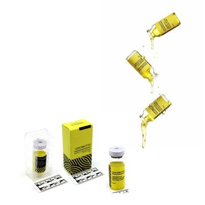 高濃度脂肪溶解液 顔と体用 10ml × 5 レモンボトル 使い捨てアセプティックパッケージ