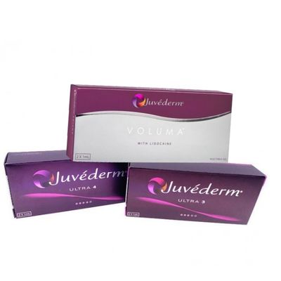 Juvederm Ultra 3 Ultra 4 ボリュマ インジェクション 顔料 2* 1ml ナゾラビアル 折りたたみ