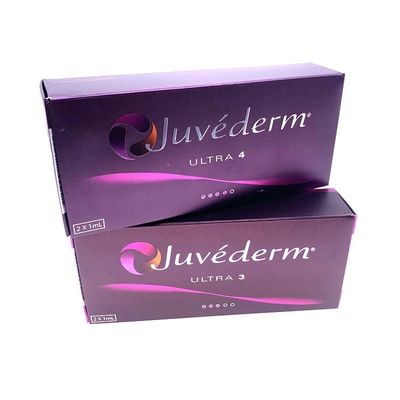 2 x 1 ml Juvederm Ultra 4 ヒアルロン酸皮膚充填剤