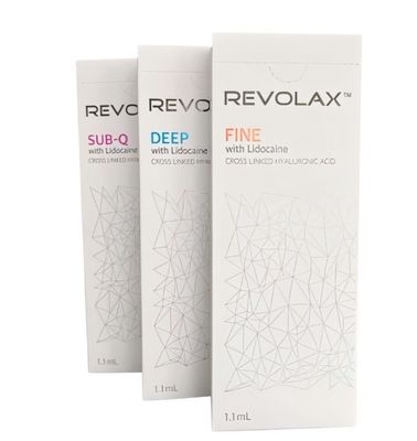 韓国1.1ml Revolaxの顔の容積のための十字によってつながれる皮膚注入口の注入
