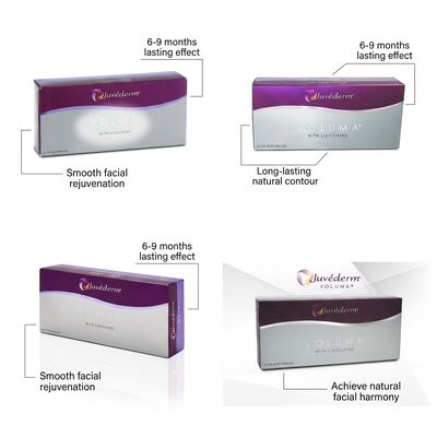 12〜18ヶ月まで Juvederm Dermal Filler 1ml 2注射器 送料 DHL UPS FEDEX 長持ちする顔改善剤