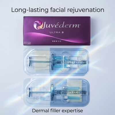 ゲル製剤 Juvederm Dermal Filler 医療用化粧品用に適した2倍1mlの体積下皮注射深さ