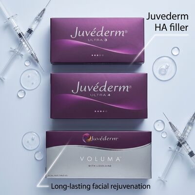 ゲル製剤 Juvederm Dermal Filler 医療用化粧品用に適した2倍1mlの体積下皮注射深さ