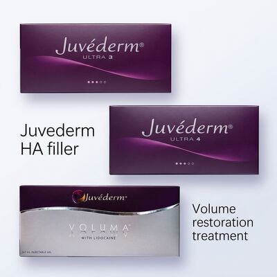 ゲル製剤 Juvederm Dermal Filler 医療用化粧品用に適した2倍1mlの体積下皮注射深さ