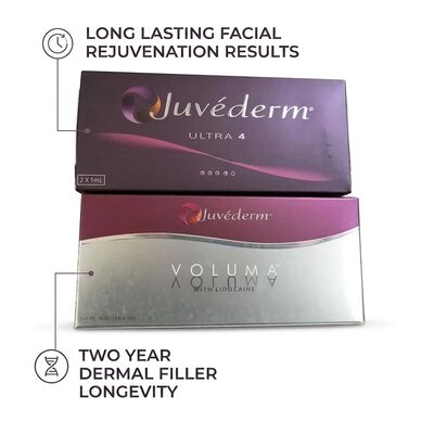 ゲル ジュベダーム 皮膚充填剤 1ml 注射器 顔の注射場 顔の若返しと体積回復の手術に最適