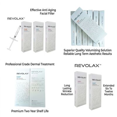 24mgml Revolax 真皮フィラー注入深度中深部真皮濃度 20 Mgml ソリューション顔のボリューム強化