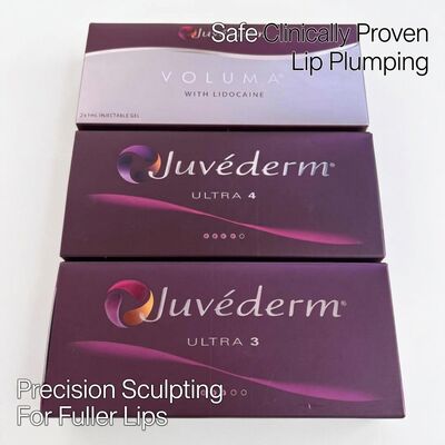 注射器の容量 2 1ml 箱あたり Juvederm Voluma Filler 安全 顔 形状 容量 増強のための注射用皮膚フィルラー