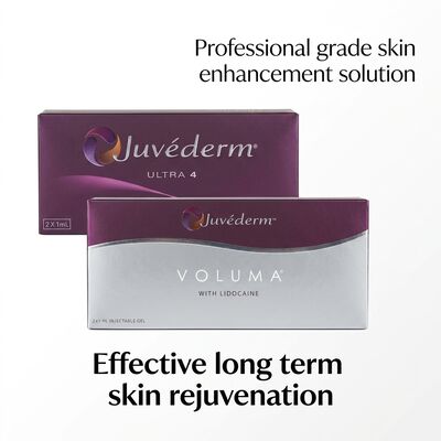 顔面注射 Juvederm ダーマルフィラー寿命 9-12 ヶ月 Ultra3 Ultra4 ボリューム顔の輪郭の洗練に最適