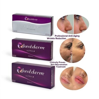 顔面注射 Juvederm ダーマルフィラー寿命 9-12 ヶ月 Ultra3 Ultra4 ボリューム顔の輪郭の洗練に最適