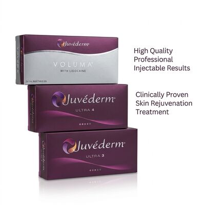 顔面注射 Juvederm ダーマルフィラー寿命 9-12 ヶ月 Ultra3 Ultra4 ボリューム顔の輪郭の洗練に最適