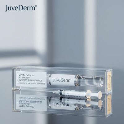 安全性が保証されているJuvederm 顔料は,美容治療のために9〜12ヶ月間の持続と性能を提供します.