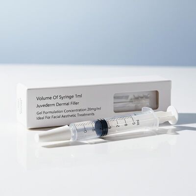 注射器の容量 1ml Juvederm Dermal Filler ゲル 濃度 20mg Ml 顔美容治療に最適