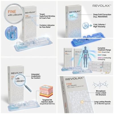 レボラックス サブ-Q チンフィラー 単相交連ヒアルロン酸皮膚フィルラー 1.1ml チン増殖用