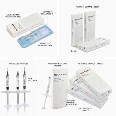 レボラックス 精細皮膚充填剤 モノファジック ヒアルロン酸充填剤 1.1ml クローの足の精細線矯正用