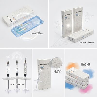 レボラックス 精細皮膚充填剤 モノファジック ヒアルロン酸充填剤 1.1ml クローの足の精細線矯正用