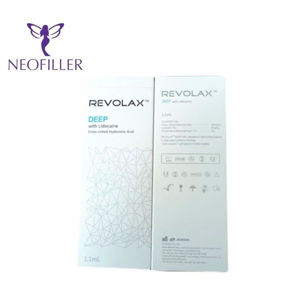 顔のためのしわ除去 1.1ml/Box 皮膚フィラー Revolax ディープ油圧酸注射