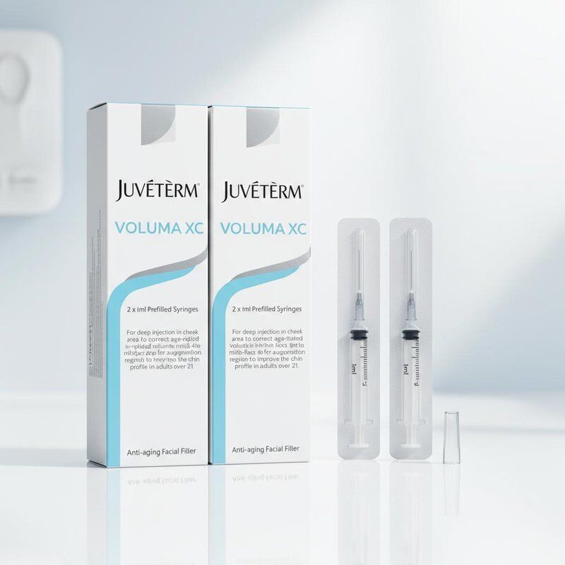 容量 2 × 1ml Juvederm Voluma Filler 中部顔の容量増加と改善された顔輪郭のための抗老化顔料
