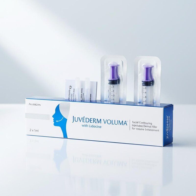 注射器の容量 2 1ml 箱あたり Juvederm Voluma Filler 安全 顔 形状 容量 増強のための注射用皮膚フィルラー