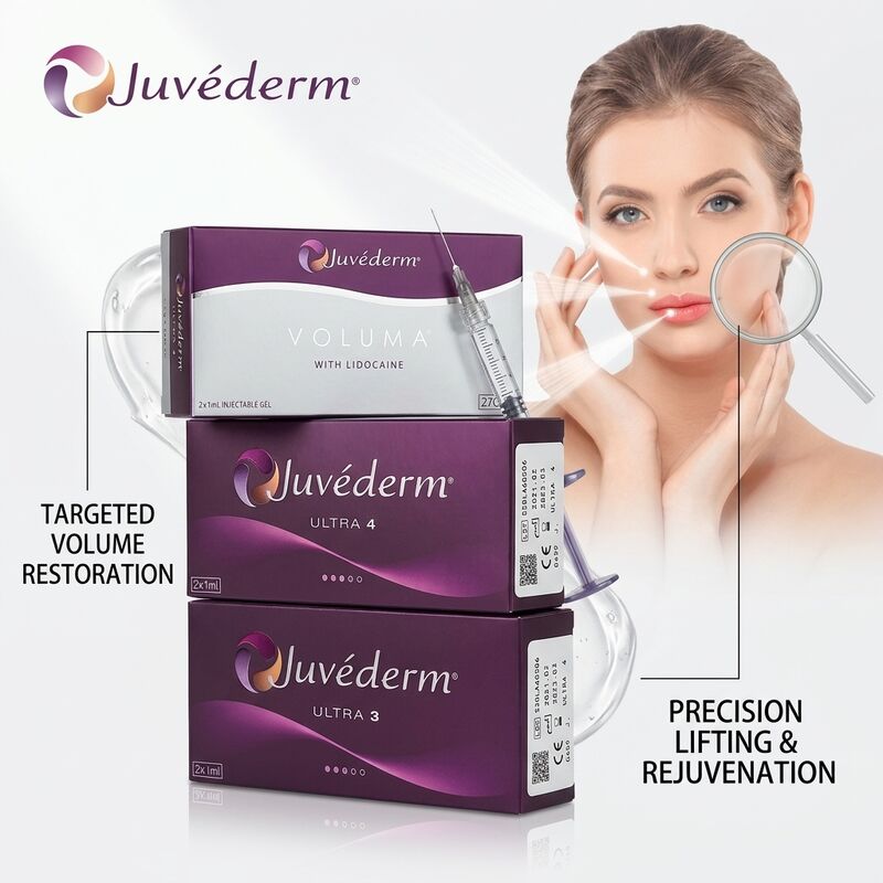 Juvederm Ultra 4 Chin Filler Hyaluronic Acid Dermal Filler for Jawline Contouring 24mg/ml
