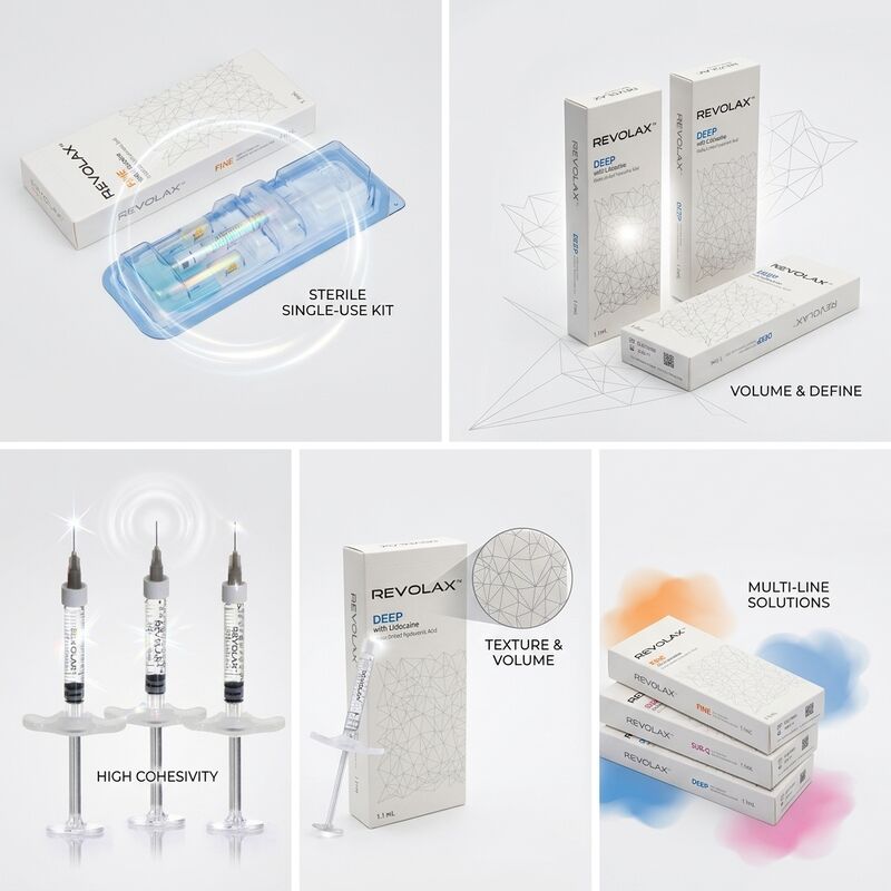レボラックス 精細皮膚充填剤 モノファジック ヒアルロン酸充填剤 1.1ml クローの足の精細線矯正用